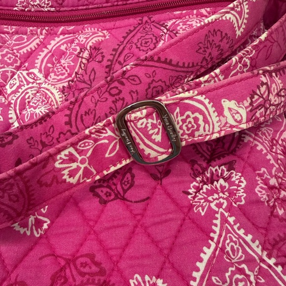 Vera Bradley Triple Zip Hipster Crossbody Bag Stamped Paisley - Picture 2 of 5